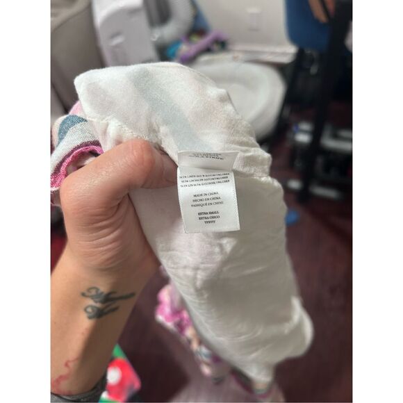 Rails Martina Avila Multicolored Stripe Magenta Mini Dress Size XS Linen Rayon - Picture 9 of 11